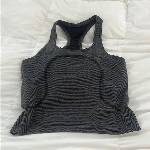 lululemon athletica Black Sports Bra Racerback Design - Picture 2 of 4